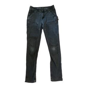 Women 8 34 Inseam Dovetail Workwear The Maven Slim Utility Gray Pants Jean Denim